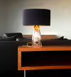 SERAFINA Lamp · Clear+Charcoal+Gold